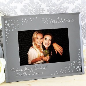 personalised 18th photo frame